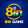 8IN Game logo with Indian tricolor design on blue background